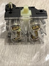 General Electric CR104P GE Contact Block 1 NC 1 NO With Finger Guards