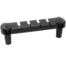 Musiclily Pro Black 18mm Zinc Alloy Top Loading 4-String Bass Stop Tailpiece