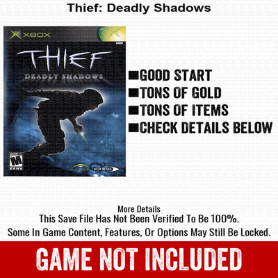 Thief Deadly Shadows 100% Unlocked All Items Xbox USB Save