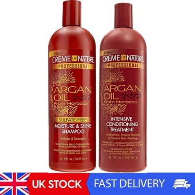Arganöl Sulfatfrei Feuchtigkeit & Glanz Shampoo 591ml & Arganöl Intensiv