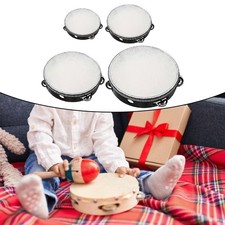 Pandereta para niños tambor de mano ritmo musical juguete cómodo juego regalo profesional