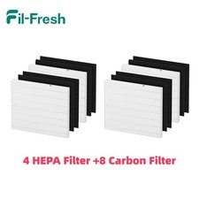 1/2/4-Pack Airmega AP-1512HH AP1512HH Filter Replacement for Coway Air Purifier