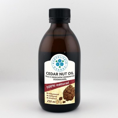 Cold Pressed Cedar Nut Oil 250ml   100% Natural   Siberian Pine Nut Oil