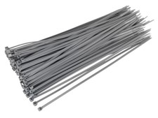 Cable Ties Strong Grey/Silver Ideal for Wheel Trims Various Sizes & Quantities