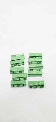 10 PACK - Phoenix Contact FRONT-MC1.5-3.81 Green 12 Pin