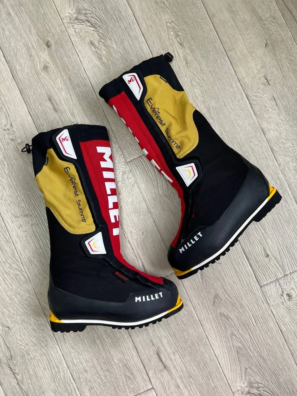 Millet Everest Summit Boots Expedition 8000m+ Gore Tex Jaune/Rouge 39 size