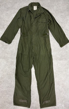 Vintage 90s US Military Men s Cotton Sateen Type I Coveralls OD Large K-113