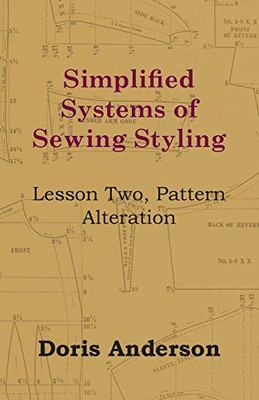 Simplified Systems of Sewing Styling - Lesson Two, Patt - Paperback / softback N