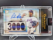 2024 Topps Luminaries Pedro Martinez Masters of the Mound Auto Patch 8/15 3000K