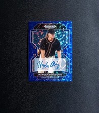 2022 Prizm Draft Picks Hayden Birdsong Blue Donut Circles RC Auto /25 Bookend