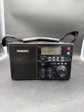 Clean Grundig S450DLX Portable AM FM Shortwave Field Radio Tested Works No Cord
