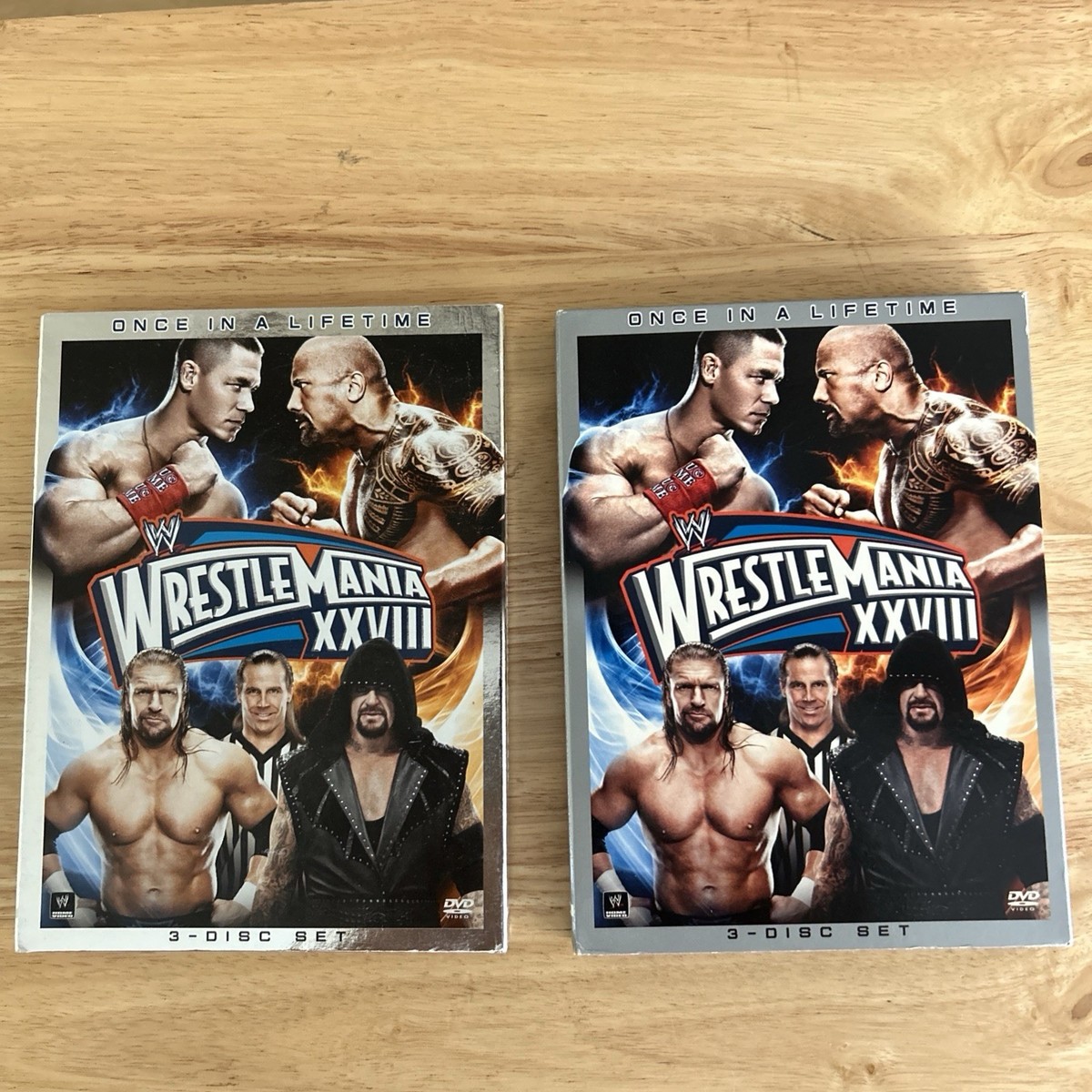WWE WRESTLEMANIA XXVIII 28 - (3 Disc Set DVD) Authentic US Release