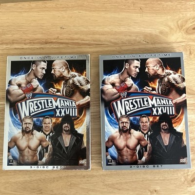 WWE WRESTLEMANIA XXVIII 28 - (3 Disc Set DVD) Authentic US Release