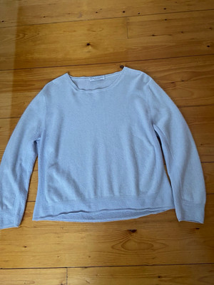 Brunello Cucinelli Damen Pullover Strick Kaschmir Langarm Rundhals XL Grau