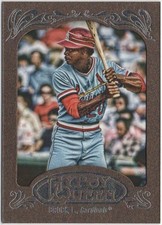 Lou Brock 2012 TOPPS GYPSY QUEEN BASEBALL Framed Paper Gold #297 Cardinals
