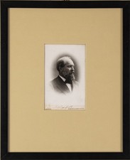 JAMES A. GARFIELD - PHOTOGRAPH MOUNT SIGNED