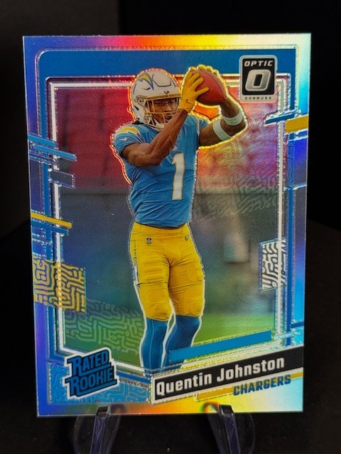 2023 Panini Donruss Optic - Rated Rookie Quentin Johnston #265 Holo Prizm (RC)
