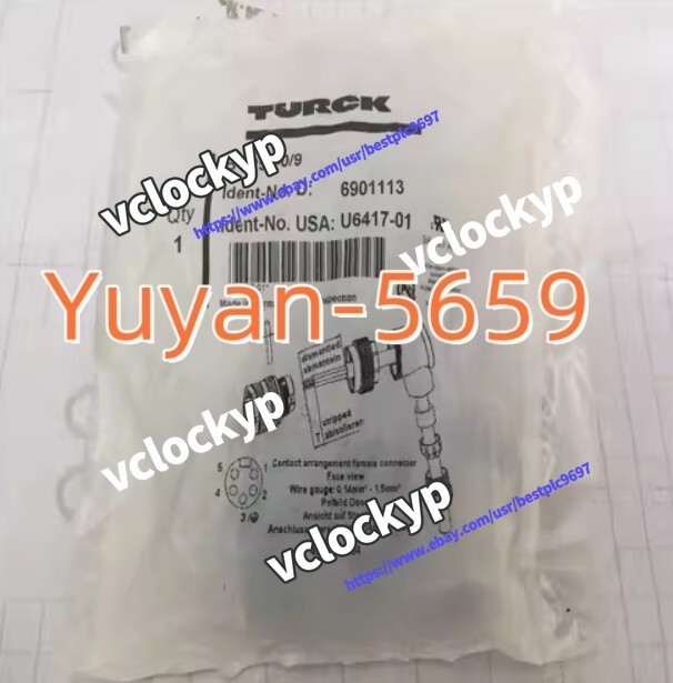 1 PC NEW TURCK B4251-0/9 Connector #B1920U CL