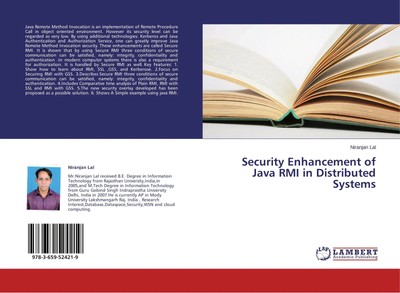 Niranjan Lal | Security Enhancement of Java RMI in Distributed Systems | Buch