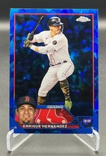 2023 Topps Chrome Sapphire Edition - Enrique Hernandez #497 - Boston Red Sox