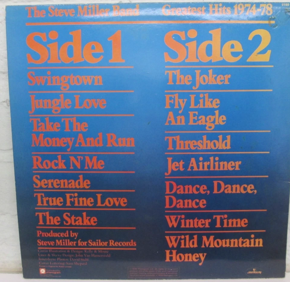 LP - Steve MILLER BAND  - GREATEST HITS 1974-78 - UK Press - Bild 2 von 3