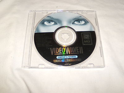 Videowave II Content & Tutorial (PC, 1999) Replacement disk