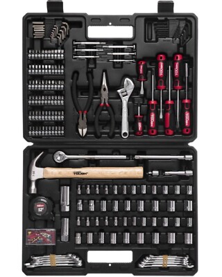 HARDY YMAME 6’8” #3 2pcs HART 215-Piece Mechanics Tool Kit Box, Multiple Drive with