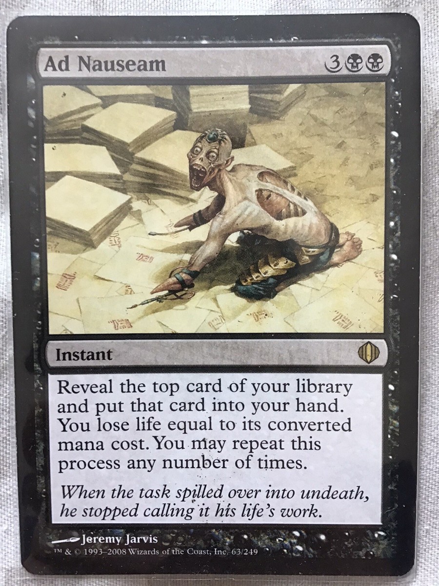 Mtg 1x LP Ad Nauseam x1 | eBay