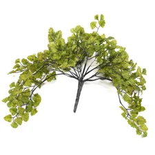 Artificial Silk Greenery Maidenhair Fern 15" Decorative Bush