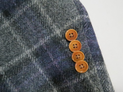 NWOT Diniz & Cruz Made in Portugal tweed Lambs wool window pane sport coat 42 R - Picture 6 of 12