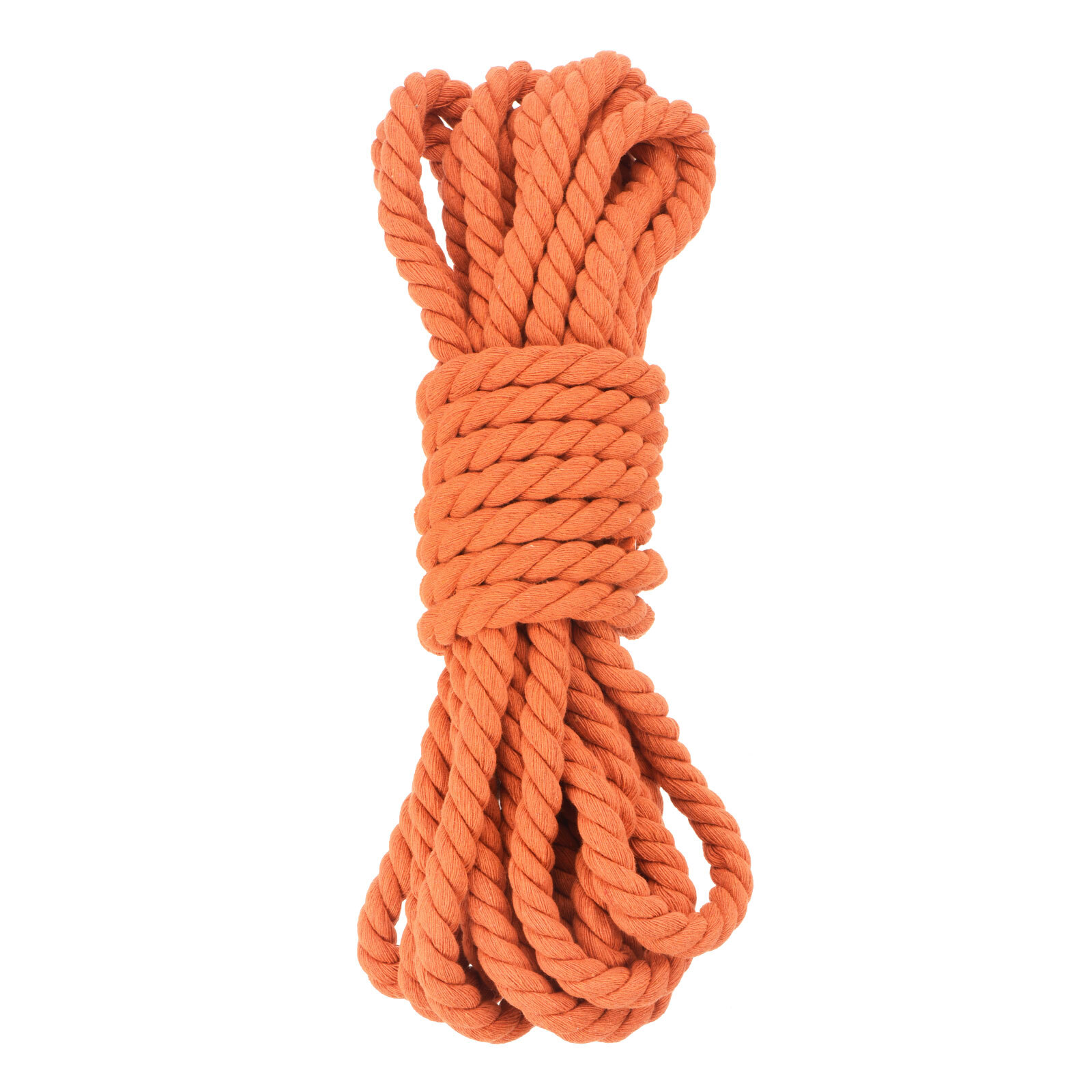 0.5 Inch 25 Feet Macrame Cord, Cotton Cord Rope String - Orange