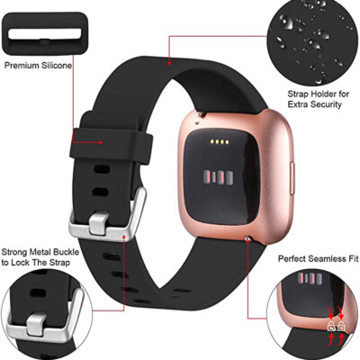 Replacement Band Silicone Watch Strap For Fitbit Versa Versa Versa  Lite
