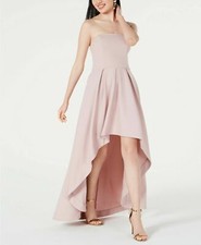 New $289 Speechless Juniors Women's Pink Strapless High-Low Formal Gown Dress 15