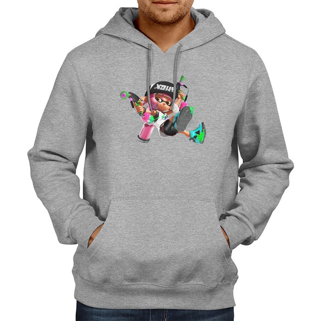 Splatoon Pink Inkling Squid Nintendo Switch Pullover Sweatshirt Hoodie Sweater | eBay