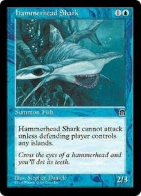 #ad Hammerhead Shark x4 Stronghold MtG NM $1.00