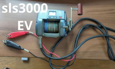 Shimano Dendou maru SLS 3000EV Elektrorolle rechter Griff Big Game Test funkt...