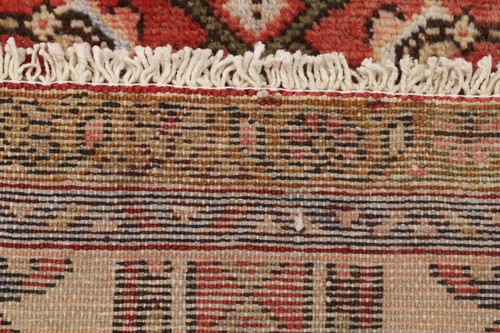 Semi-Antique Handmade Wool Runner Rug Red Tribal Design Narrow Carpet 2'5X9'2 ft - Picture 22 of 22