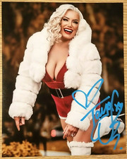 Taya Valkyrie Franky Monet SIGNED Photo Wrestling Autograph 8x10 - WWE AEW TNA