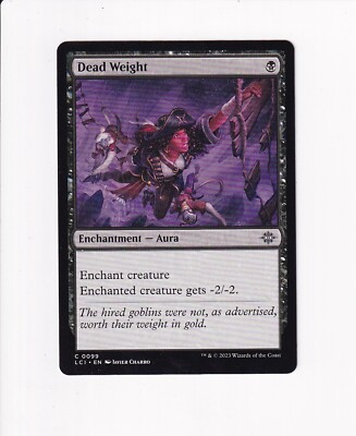 2023 MTG MAGIC THE LOST CAVERNS OF IXALAN DEAD WEIGHT (#2) | eBay