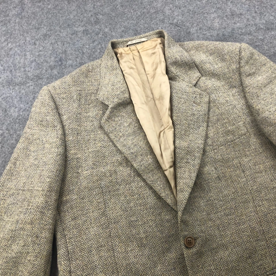 Blazer San Remo Yorkshire Tweed Moon para Hombres 42 R Beige Lana Abrigo Deportivo Foto 3 de 4