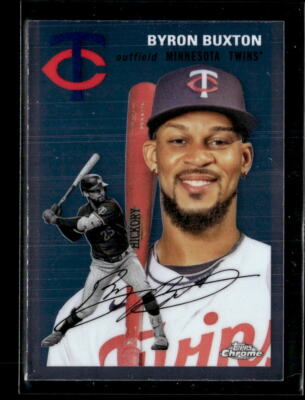 2023 Topps Chrome Platinum Byron Buxton Minnesota Twins #222 3 Card Lot