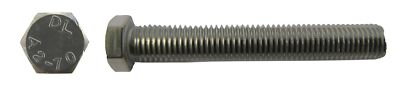 Schrauben Sechskant Edelstahl 10 mm x 12 mm (1,25 mm Steigung) je 20