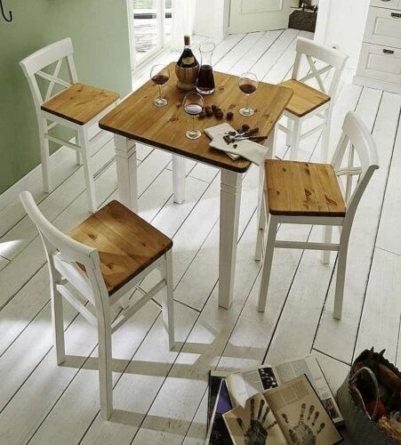 Quadratische Tisch- & Stuhl-Sets Anderes Holz