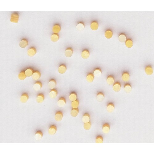 50Pcs 2mm Shell Pearl Golden Yellow Inlay Dot Guitar Fret Fingerboard Luthier - Picture 5 of 6