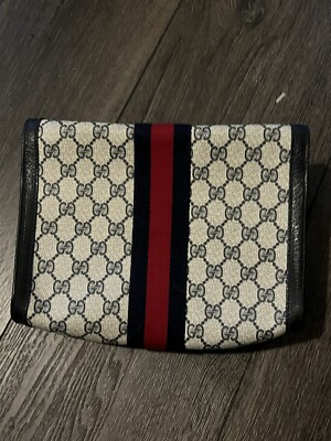バッグ GUCCI SHERRY LINE GG PATTERN CLUTCH BAG GUCCI GG Canvas Sherry Line Clutch Bag | eBay