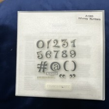 NEW Close to My Heart CTMH A1083 WHIMSY NUMBERS Clear Stamp Set numerical Number