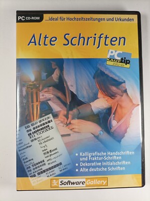 dtp entertainment Software Alte Schriften