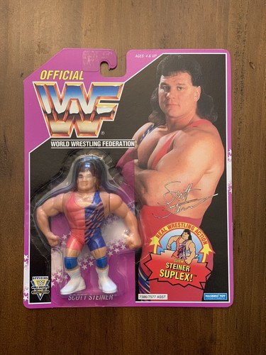 Scott Steiner Vintage 1993 Purple Card Hasbro WWF ...