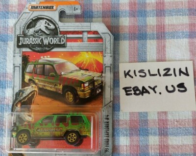 マッチボックス ジュラシックワールド 93 FORD EXPLORER4 MATCHBOX Jurassic World 93 FORD EXPLORER #4 SMASHED and 93