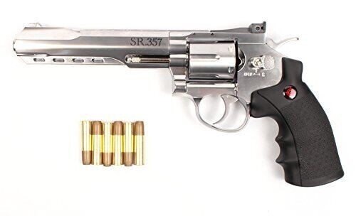 Crosman SR357 All-Metal CO2 Powered BB Air Revolver CRVL357S Crosman SR357 All-Metal CO2 Powered BB Air Revolver CRVL357S